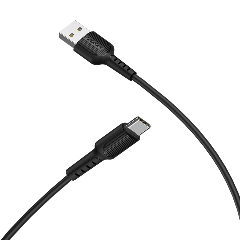 Borofone Cable BX16 Easy - USB to Type C - 3A 1 metre black