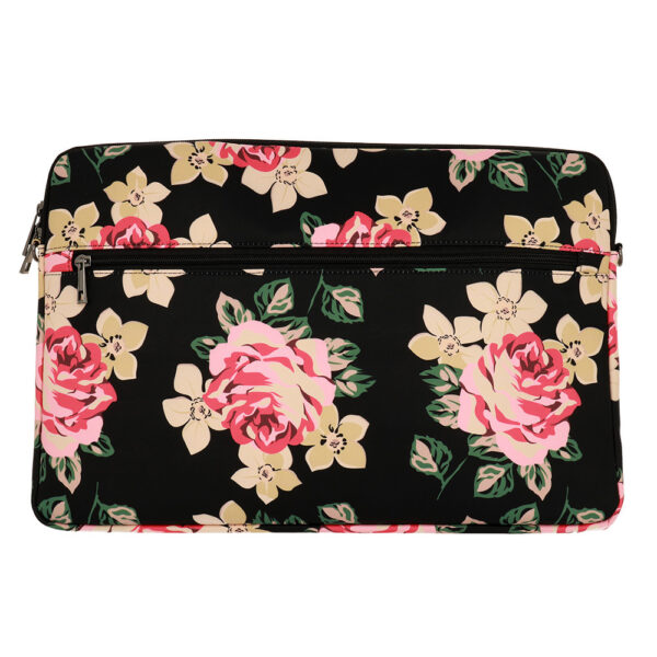 Wonder Sleeve Laptop 13-14 inches black and roses