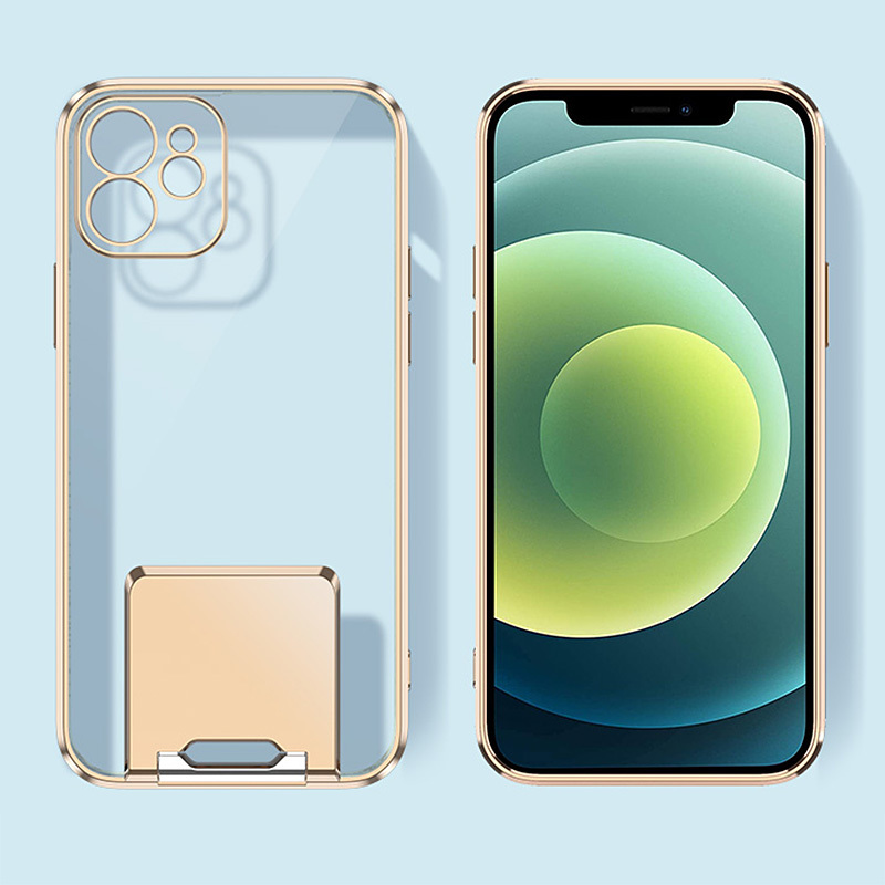 Tel Protect Kickstand Luxury Case for Iphone 11 Pro Gold