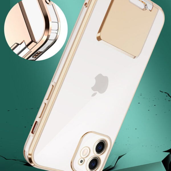 Tel Protect Kickstand Luxury Case for Iphone 13 Pro Purple