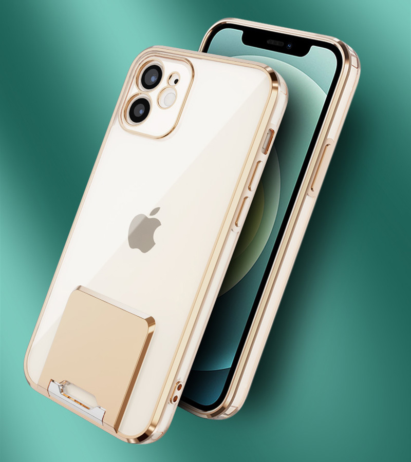Tel Protect Kickstand Luxury Case for Iphone 13 Pro Purple