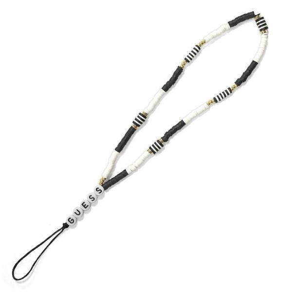 foto_add-159435 Phone strap GUESS Heishi Beads GUSTBCKH black-white