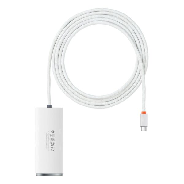 Baseus Adapter HUB - Type C to 4xUSB3.0 - 2 metres (WKQX030502) white