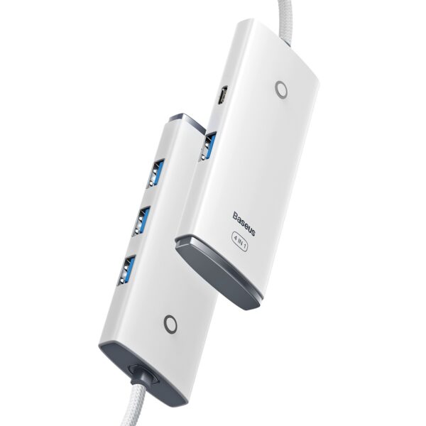 Baseus Adapter HUB - Type C to 4xUSB3.0 - 2 metres (WKQX030502) white