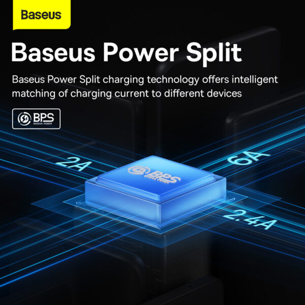 Baseus Cable Flash Series II 3 in 1 - USB to Type C, Lightning, Micro USB - 100W 6A 1,2 metres (CASS030005) purple