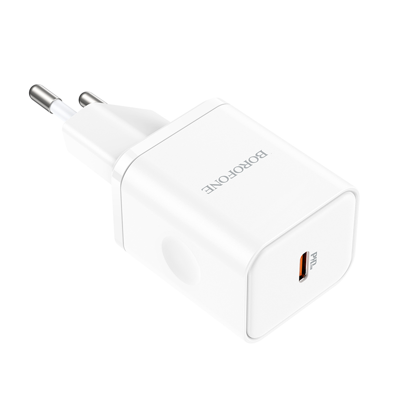 foto_add-167946 Borofone Wall charger BN6 Field - Type C - QC 3.0 PD 20W white