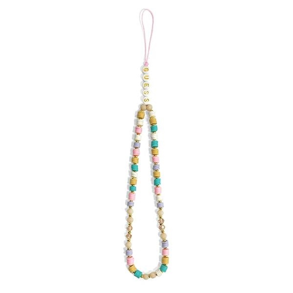 foto_add-168658 Phone strap GUESS Heishi Beads GUSTFLWP pink