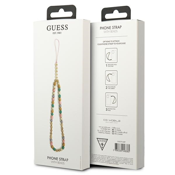 foto_add-168659 Phone strap GUESS Heishi Beads GUSTFLWP pink