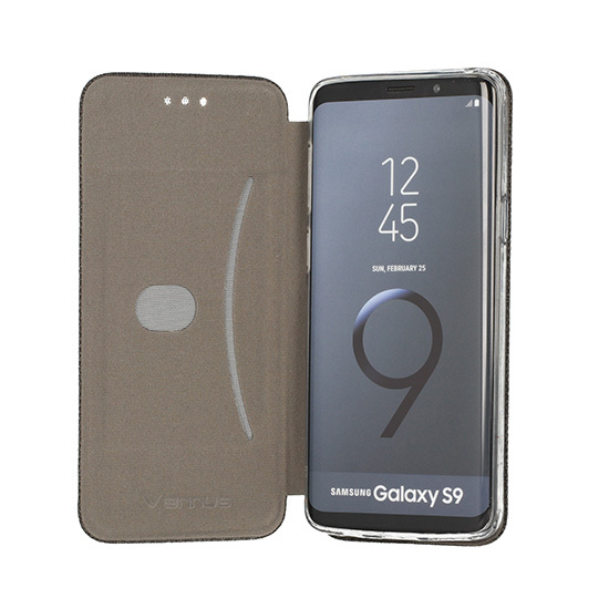Vennus Book COTTON Case for Samsung Galaxy S8 Plus black