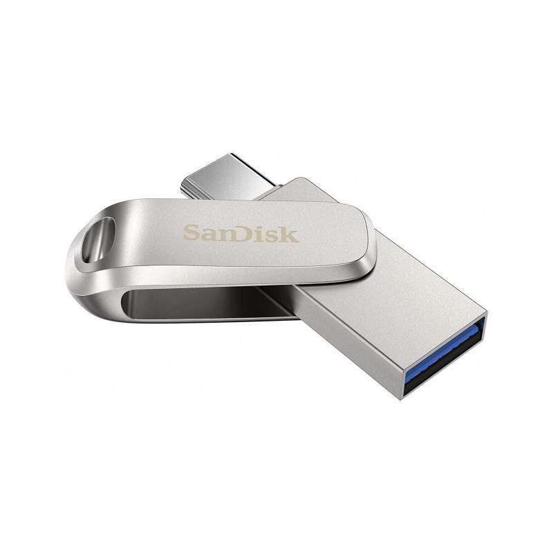 Pendrive SANDISK ULTRA DUAL DRIVE LUXE - 64GB 150MB/s - USB 3.1 / Type C