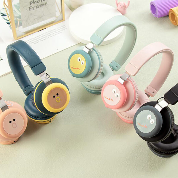 GJBY headphones - BLUETOOTH CA-030 Dinosaur Orange