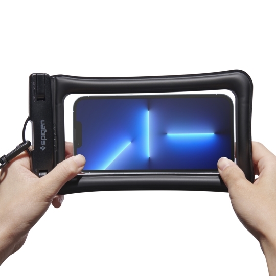 Case SPIGEN A610 Universal AMP04527 Waterproof Float Case (2-Pack) - Black