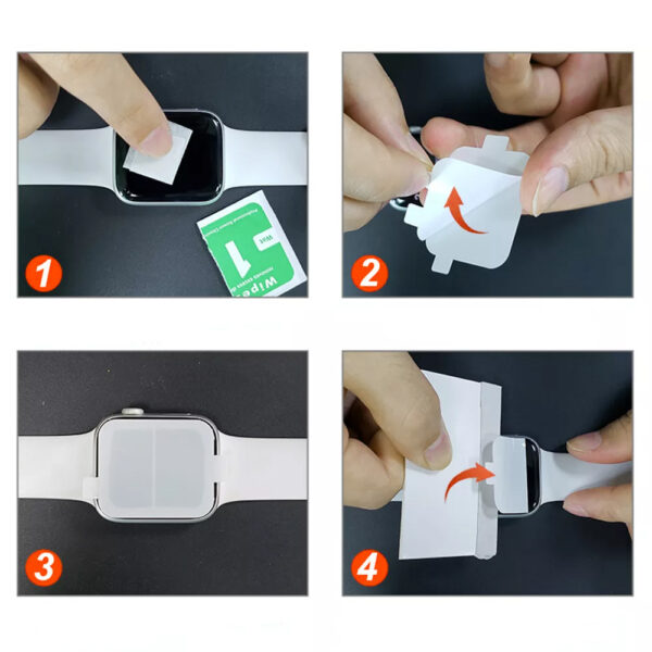 Hydrogel TPU Screen Protector for Apple Watch 7/8/9 45mm