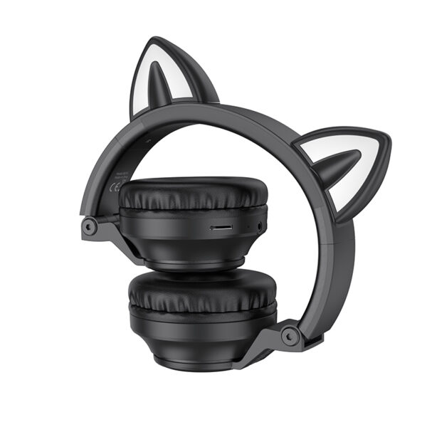 Borofone Headphones BO18 Cat Ear bluetooth black