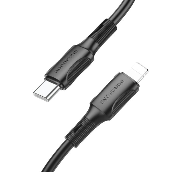 Borofone Cable BX80 Succeed - Type C to Lightning - PD 20W 1 metre black
