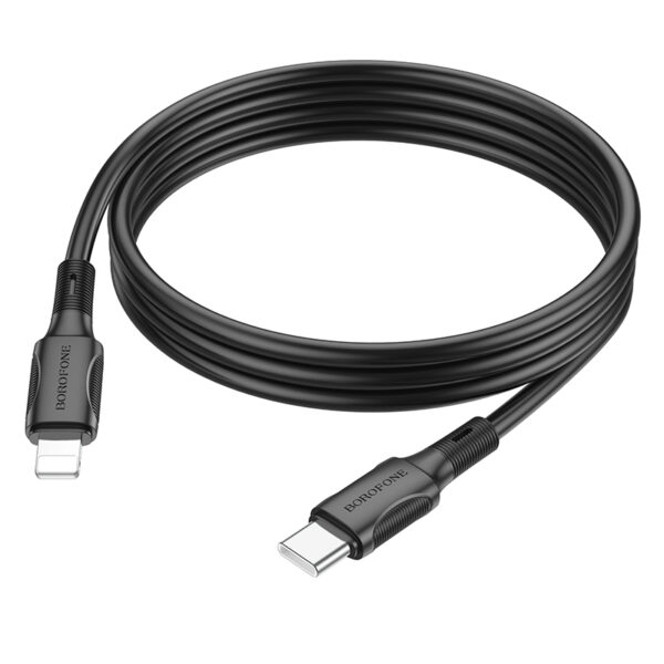 Borofone Cable BX80 Succeed - Type C to Lightning - PD 20W 1 metre black