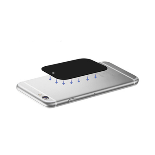 Metal plate for magnet holders - rectangular 35x45mm grey