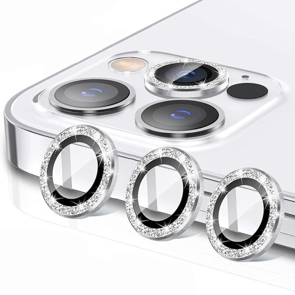 Tempered Glass HARD DIAMOND for camera (LENS) for Iphone 13 Pro/13 Pro Max gold (lens 3 pieces)