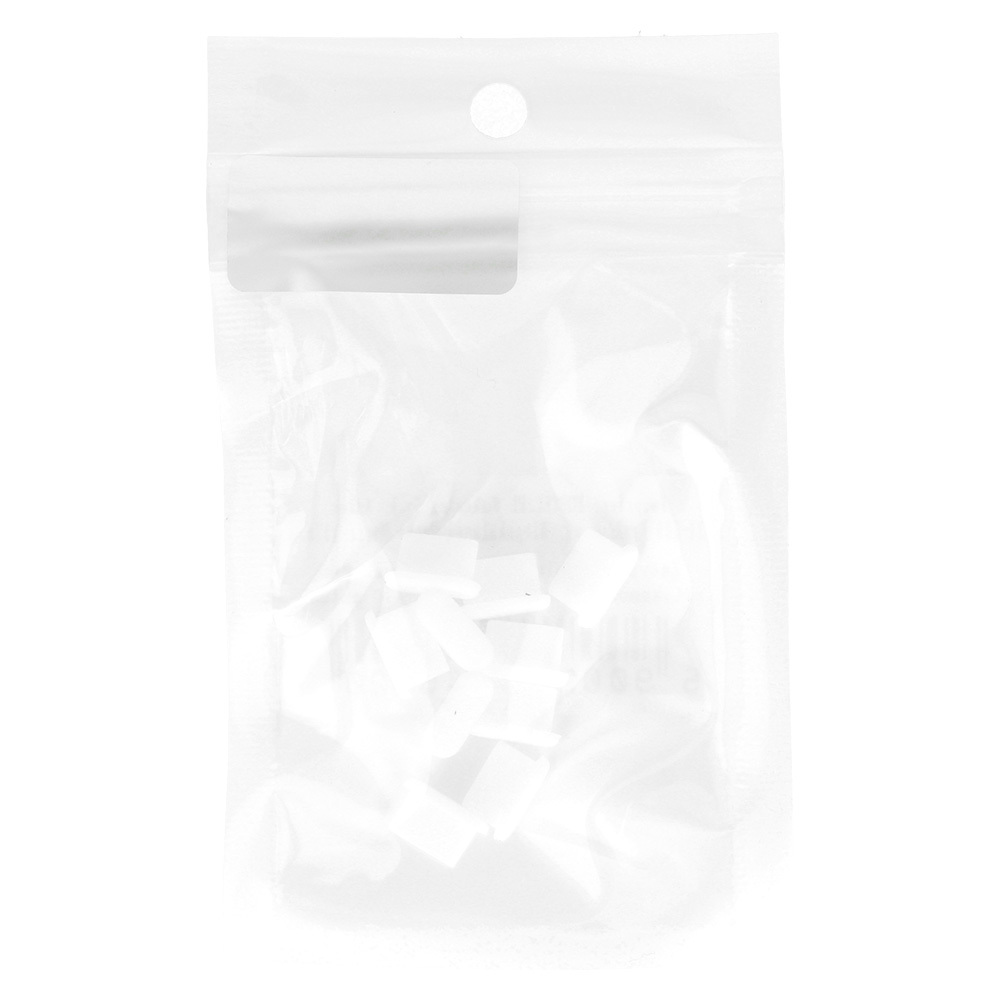 Silicone anti-dust plug Type C white - 10 pieces