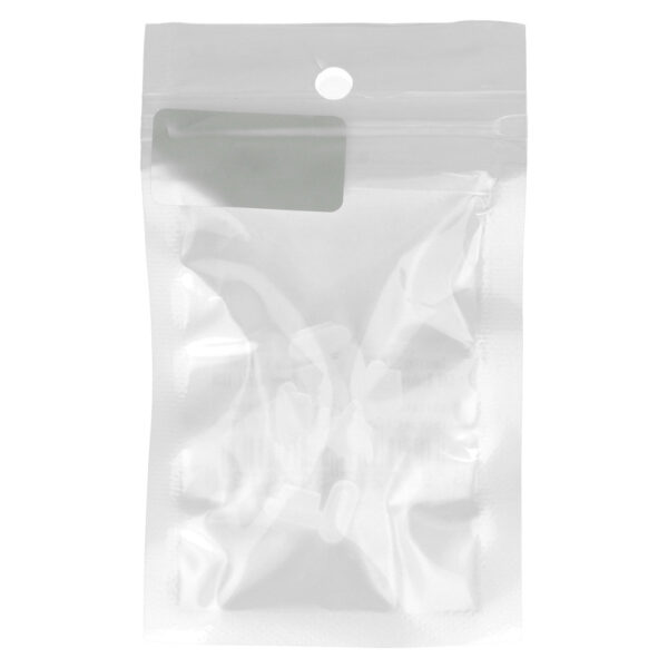 Silicone anti-dust plug Lightning white - 10 pieces