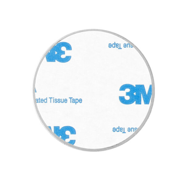 Metal plate for magnet holders - round 40mm black