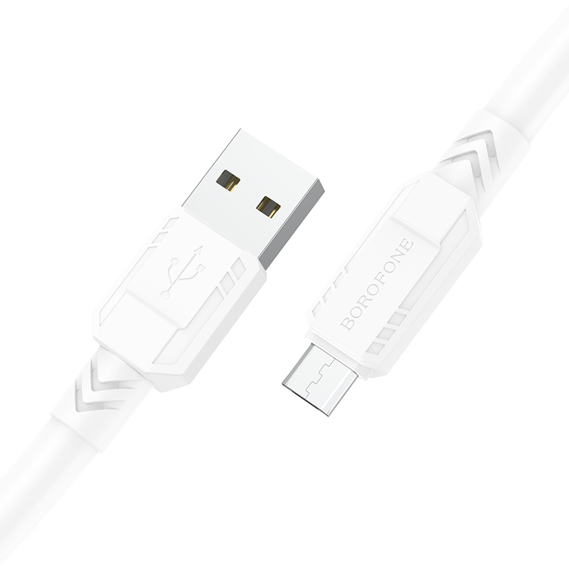 Borofone Cable BX81 Goodway - USB to Micro USB - 2,4A 1 metre white