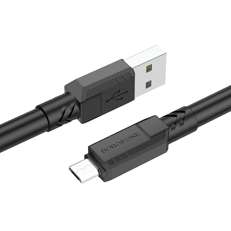 Borofone Cable BX81 Goodway - USB to Micro USB - 2,4A 1 metre black