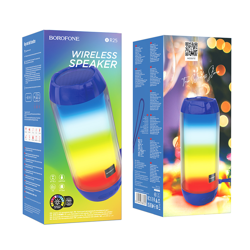 Borofone Portable Bluetooth Speaker BR25 Crazy Sound blue