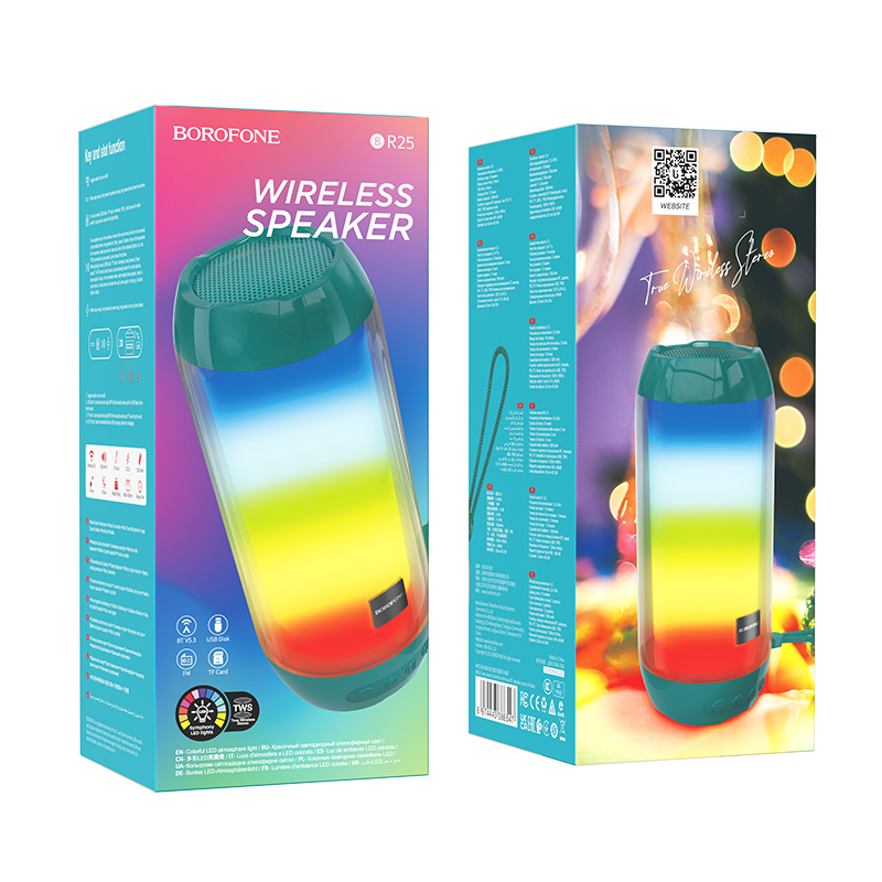 Borofone Portable Bluetooth Speaker BR25 Crazy Sound turquoise