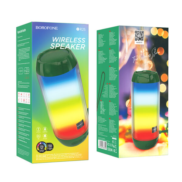 Borofone Portable Bluetooth Speaker BR25 Crazy Sound green