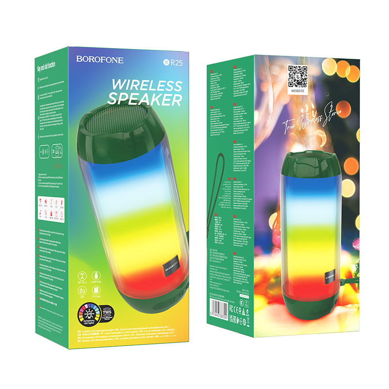 Borofone Portable Bluetooth Speaker BR25 Crazy Sound green