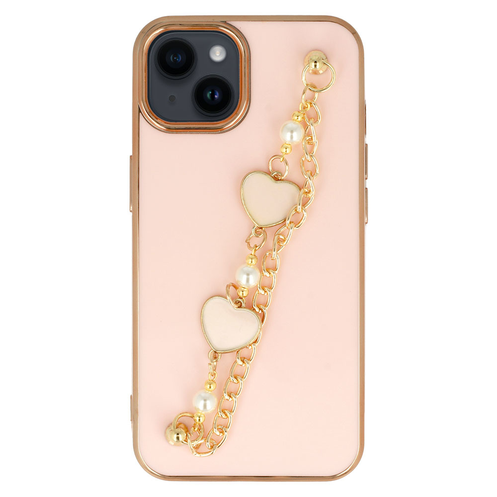 Trend Case for Iphone 14 Plus design 3 light pink