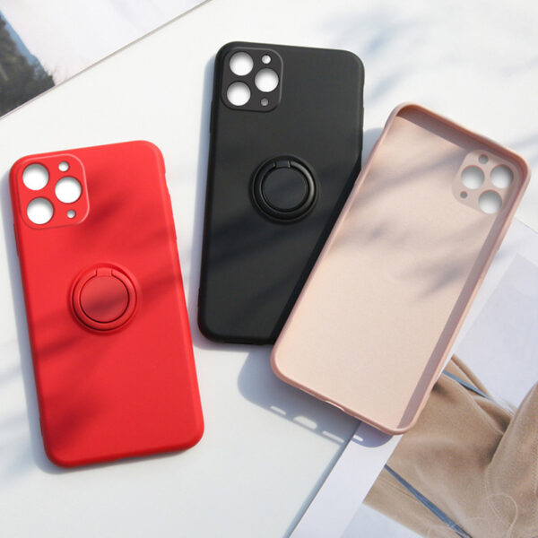 Vennus Silicone Ring for Iphone 14 Pro Max Pink