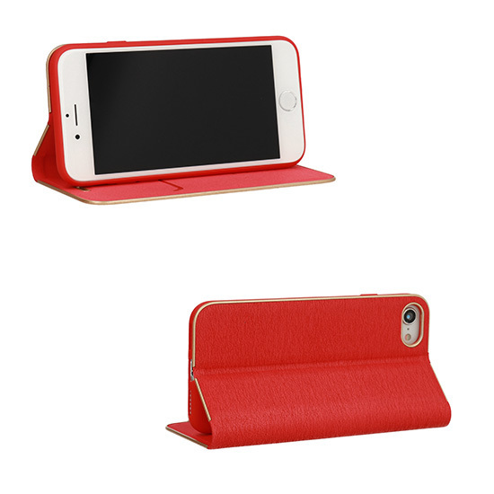 Vennus Book Case with frame for Samsung Galaxy S23 Plus red