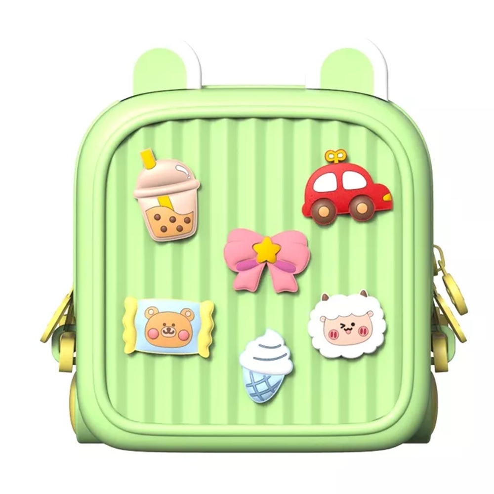 Kids handbag backpack K32 green