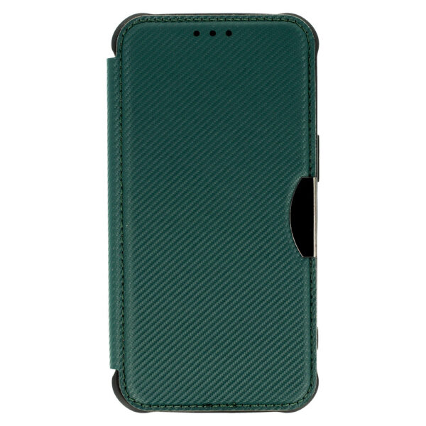 Razor Carbon Book Case for Iphone 12 dark green