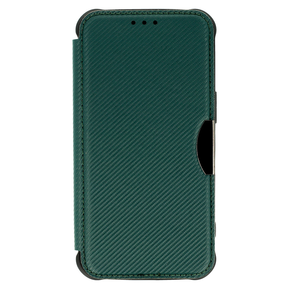 Razor Carbon Book Case for Iphone 12 dark green