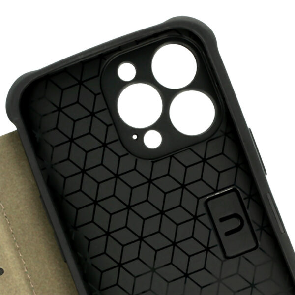 Razor Carbon Book Case for Iphone 14 Pro Max dark green