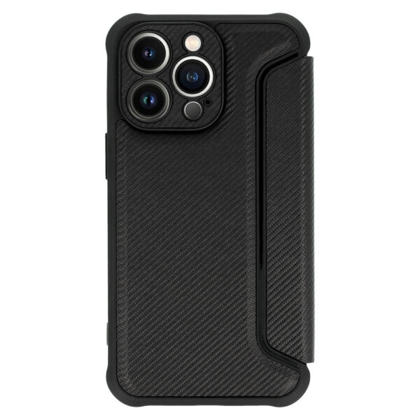Razor Carbon Book Case for Samsung Galaxy A12 black