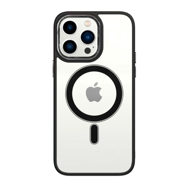 Tel Protect Magnetic Clear Case for Iphone 12 Pro Max Black