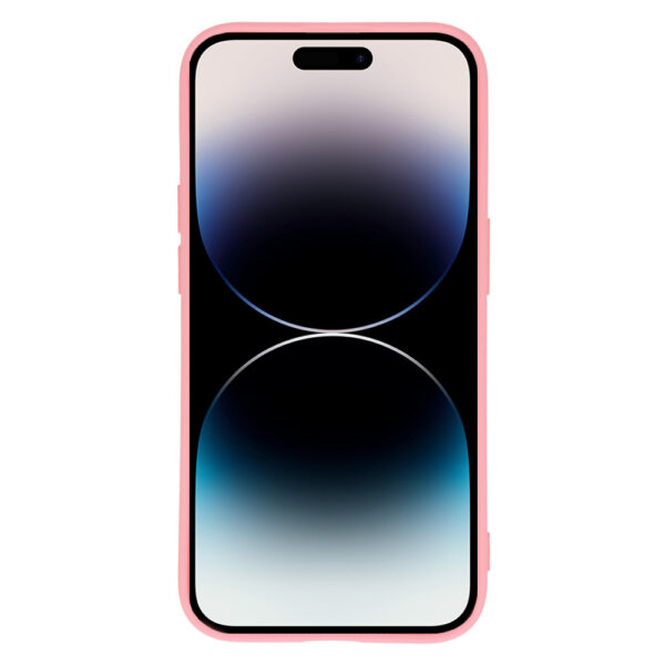 Vennus Silicone Heart Case for Iphone 13 Pro design 1 pink