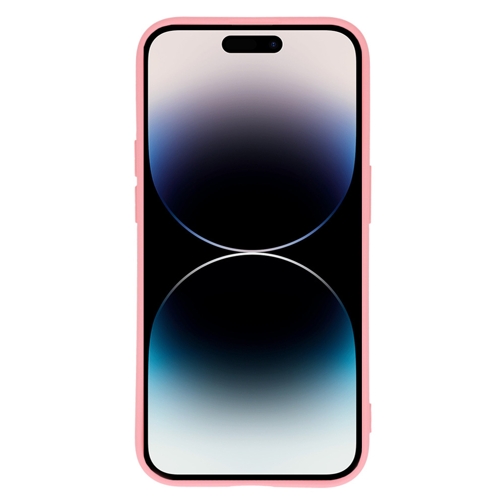 Vennus Silicone Heart Case for Iphone 13 Pro design 1 pink