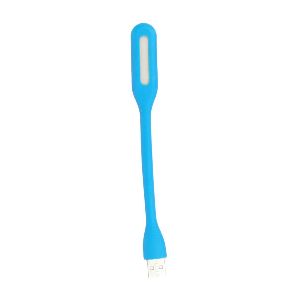 Mini LED Lamp Silicone USB Light blue