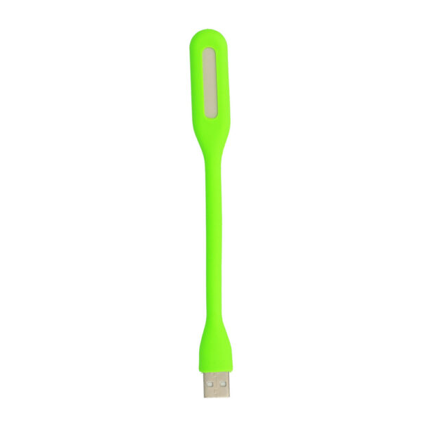 Mini LED Lamp Silicone USB Green