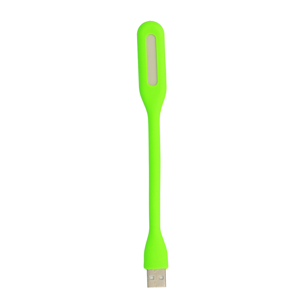 Mini LED Lamp Silicone USB Green