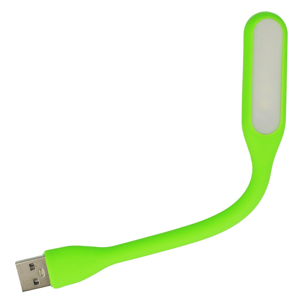 Mini LED Lamp Silicone USB Green