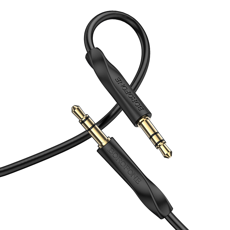 Borofone Cable AUX BL16 - jack 3,5mm to jack 3,5mm - 1 metr black
