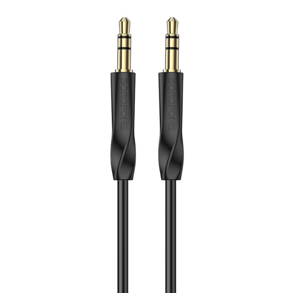 Borofone Cable AUX BL16 - jack 3,5mm to jack 3,5mm - 1 metr black