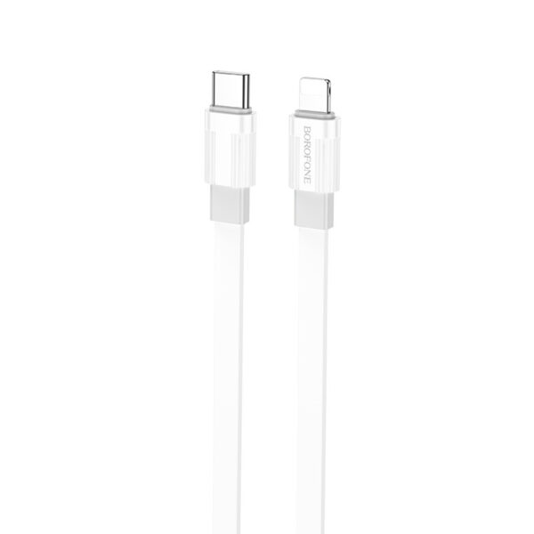 Borofone Cable BX89 Union - Type C to Lightning - PD 20W 1 metre white-grey
