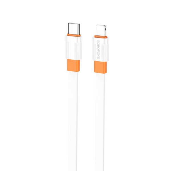 Borofone Cable BX89 Union - Type C to Lightning - PD 20W 1 metre white-orange